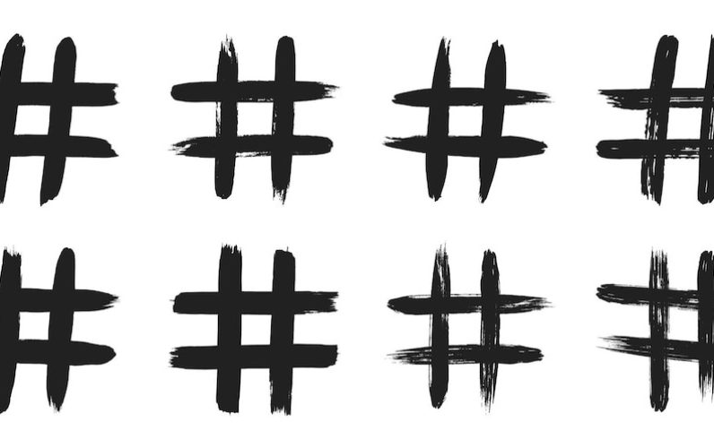 hashtag-hand-drawn-brush-strokes